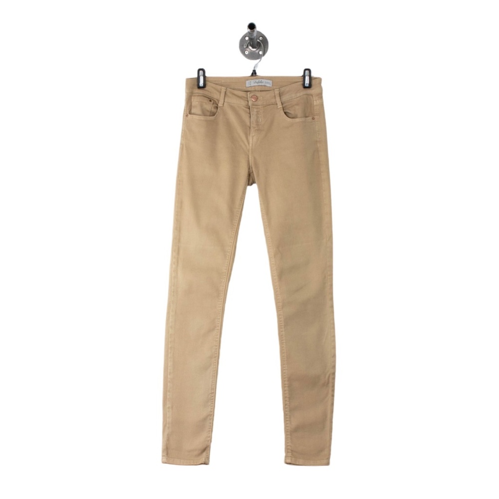 Zara beige slim fit jeans.